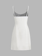 Darling Linen Plain Mini Dress