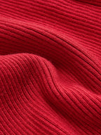 Ribbed Tie Neck Sweater Vest