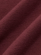 Cross-Over Collar Pleated Cinched T-Shirt