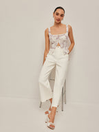 High-Waist Wide-Leg Jeans