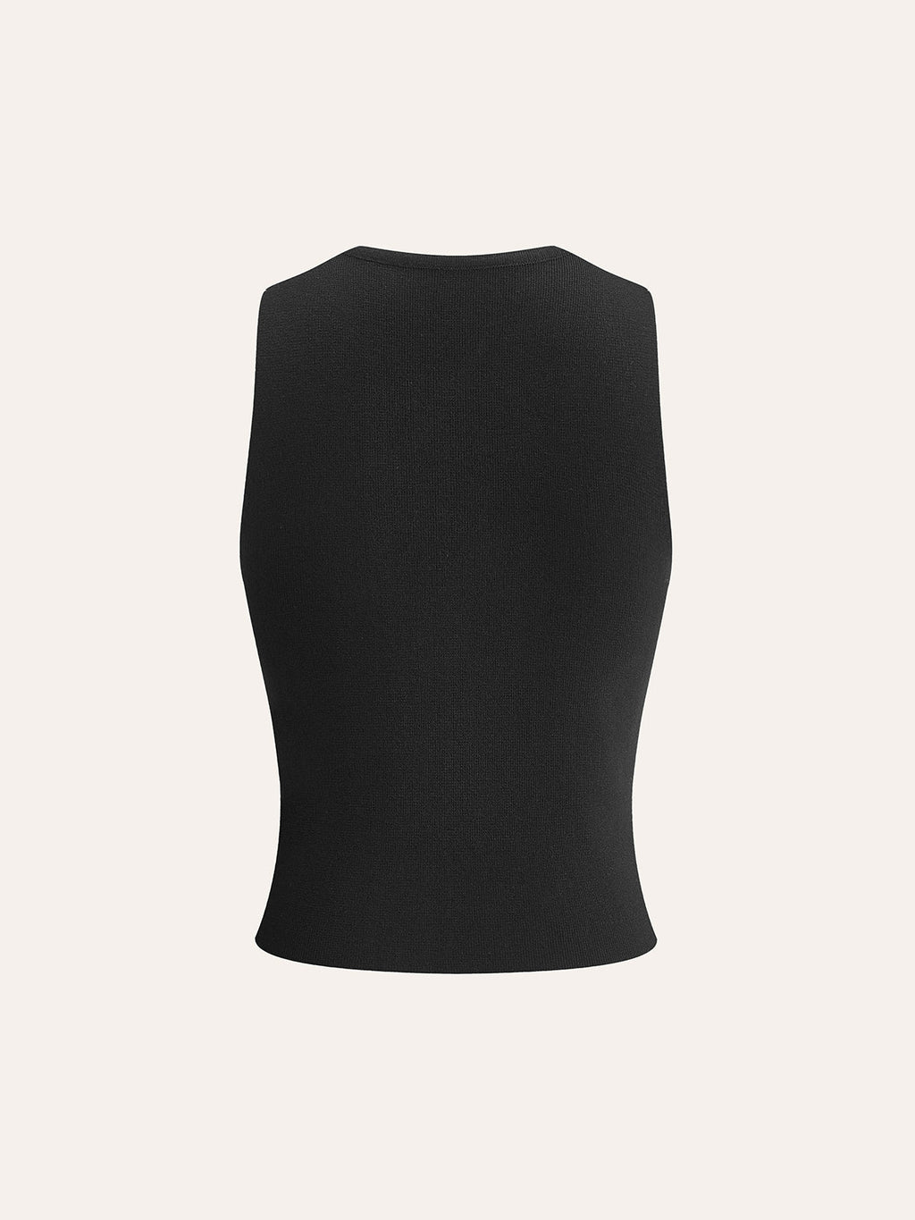 Decor Button Knot-Detail Top