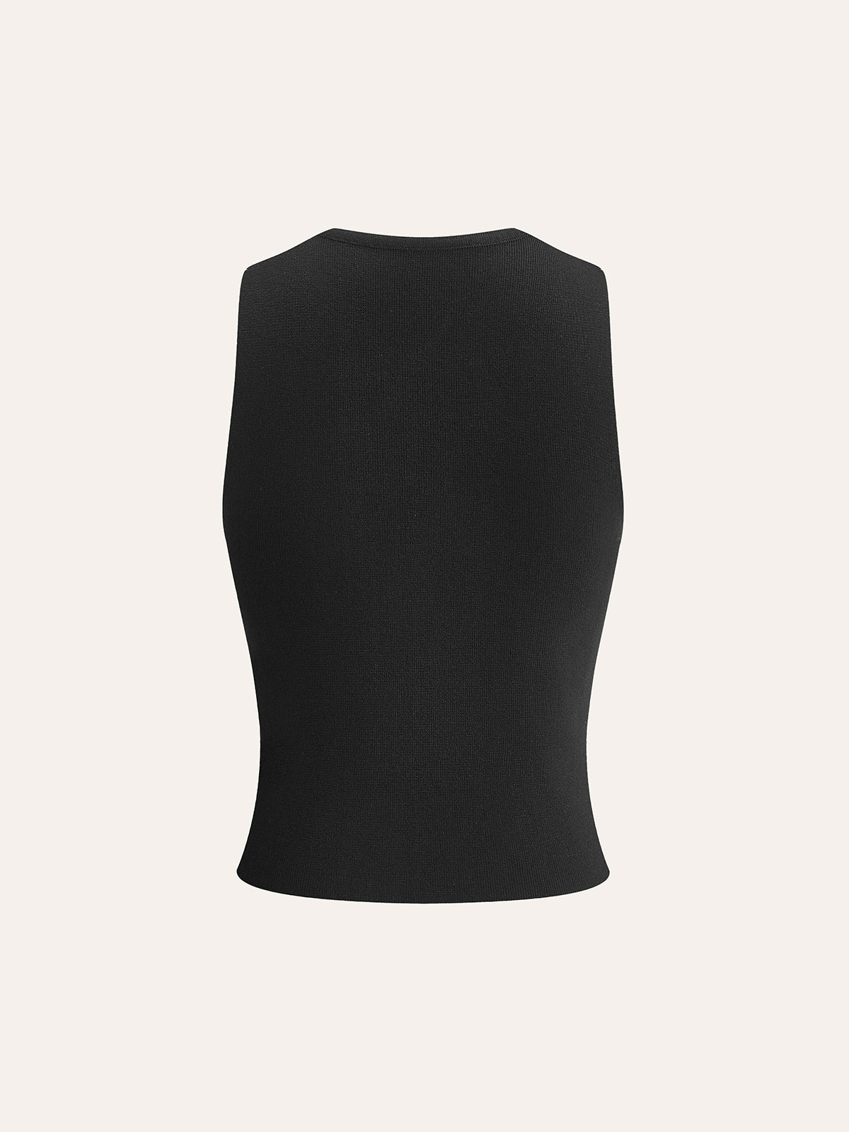 Decor Button Knot-Detail Top