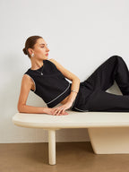 Cotton & Linen Pants Set With Pockets