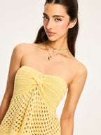 Strapless Knit Top