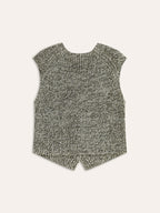 Knit Button-Down Vest