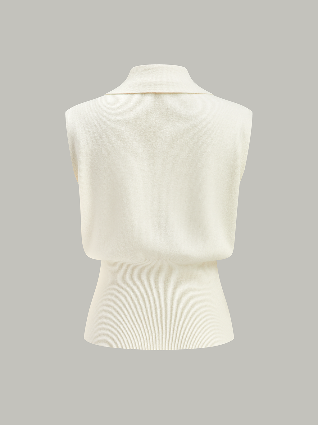 Metal Buttons Knit Vest