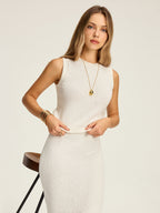 Textured Knit Sleeveless Top