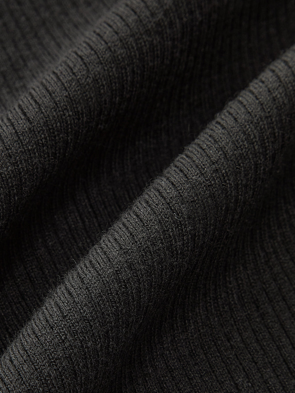 Contrast Collar Ribbed Knit Cardigan