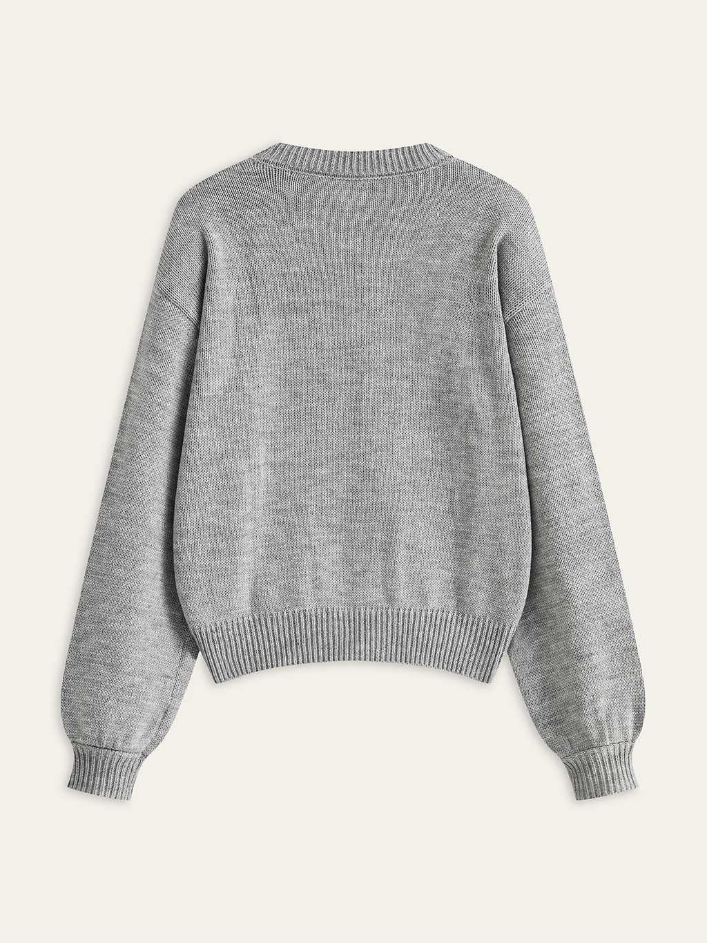 Flower Applique Sweater