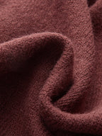 Asymmetrical Decor Button Sweater