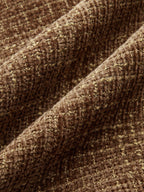 Scalloped Edge Tweed Lapel Jacket