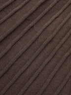Textured Rib-Knit Mermaid Midi Skirt