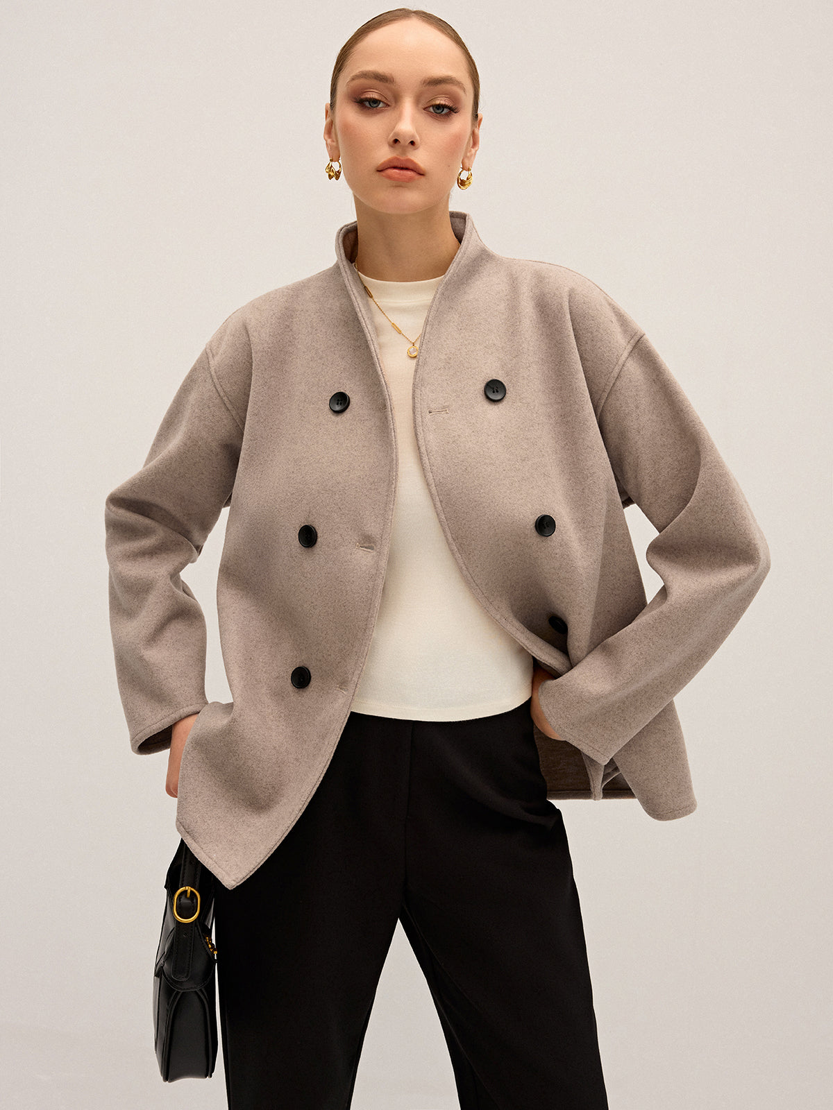 Oversized Button-Down Jacket