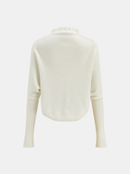 Floral Applique Knit Sweater