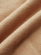 Contrast Stitch V-Neck Knit Sweater