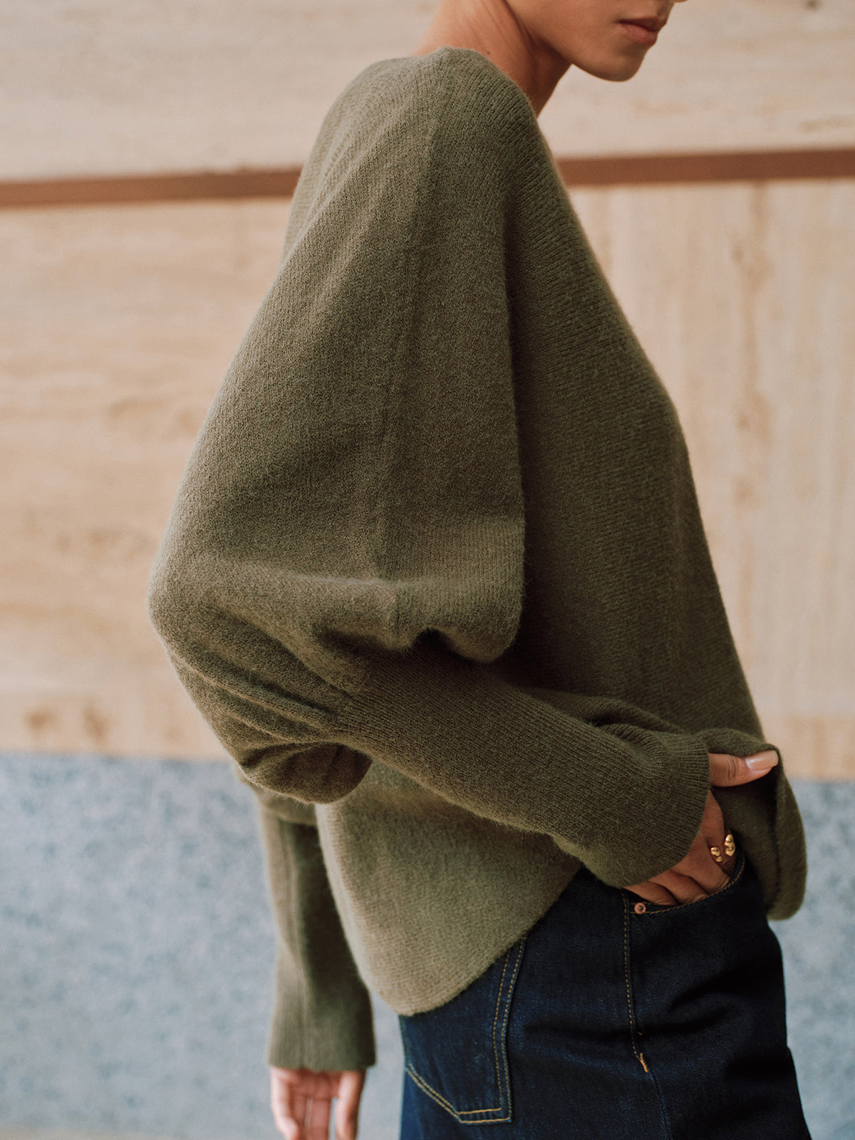 Batwing Sleeve Sweater