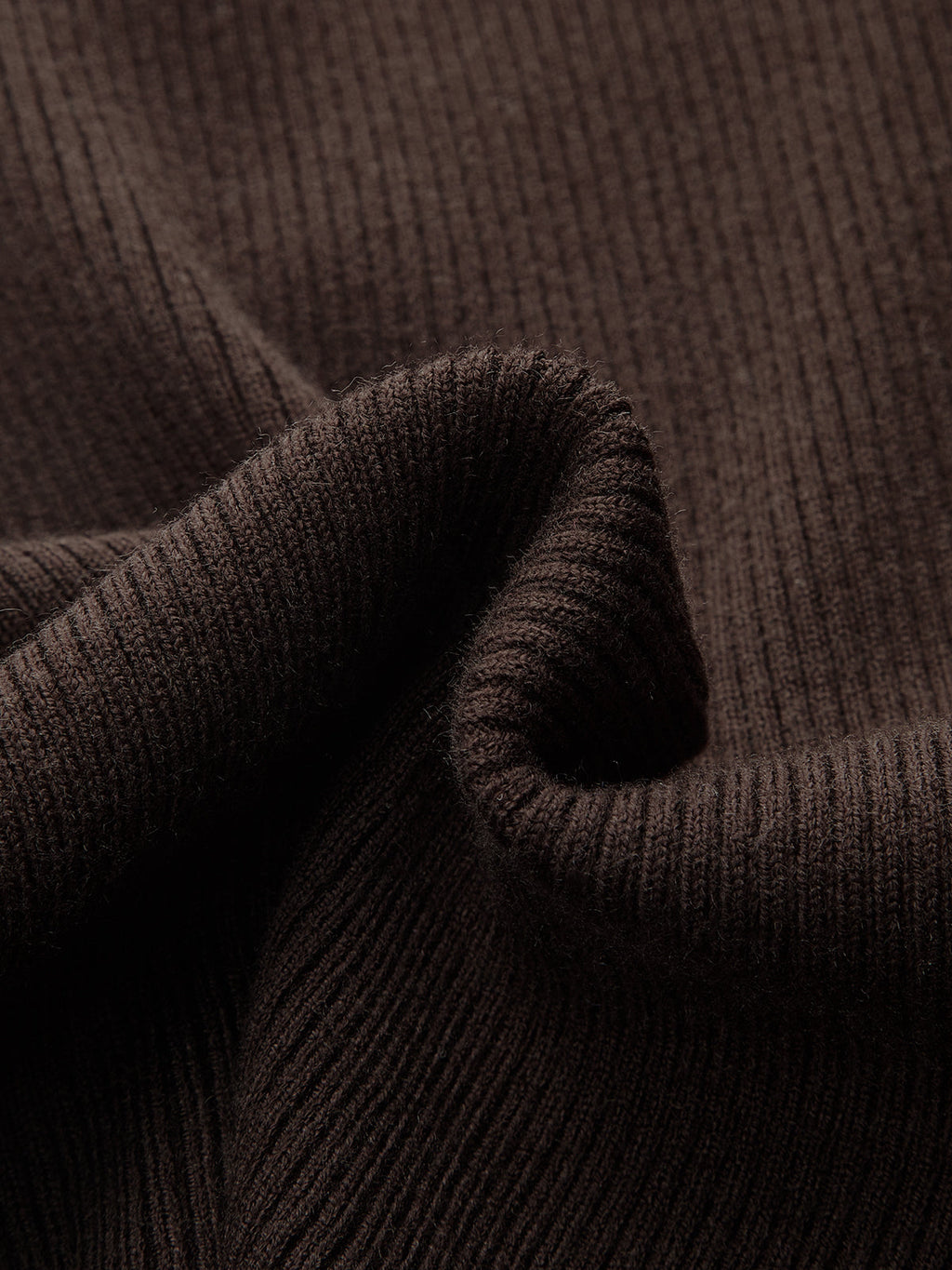 Flared Cuff Ribbed Knit Henley Top