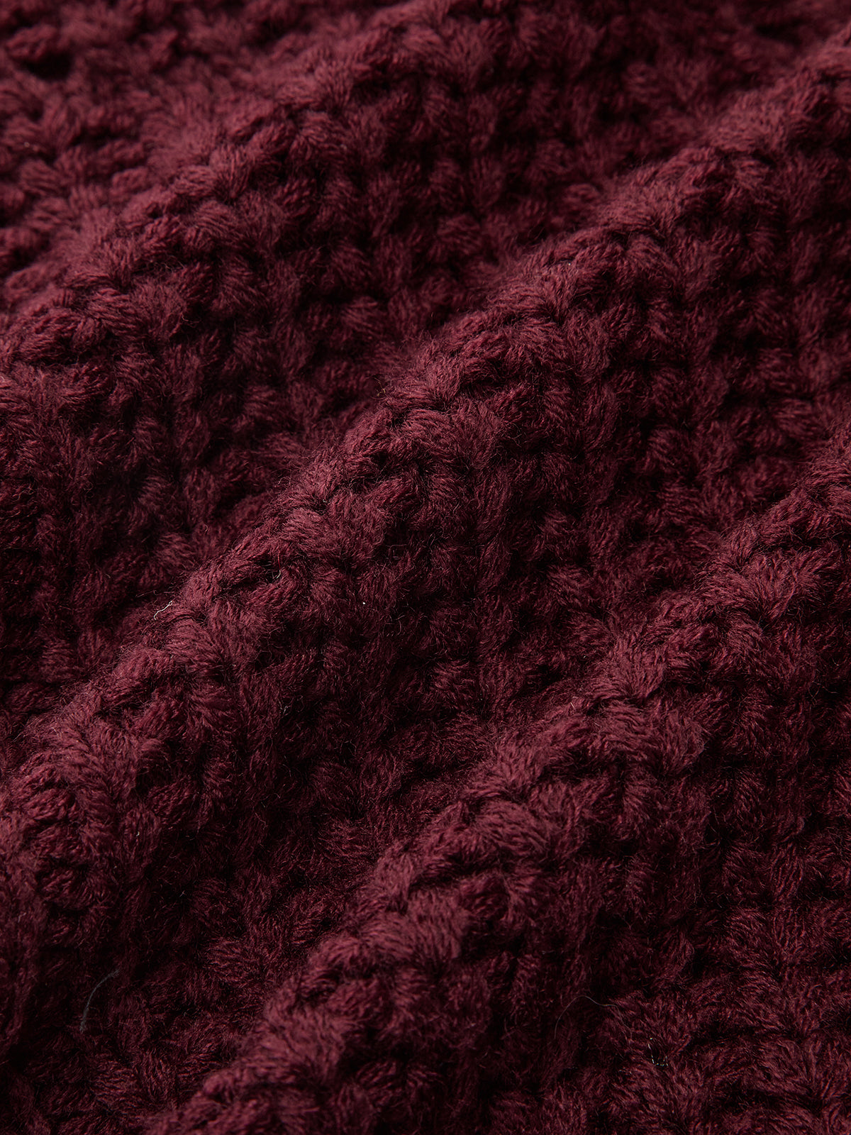 Sleeveless Cable Knit Vest