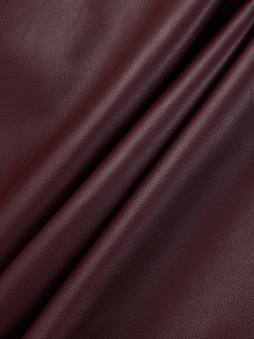 Lapel Faux Leather Belted Jacket