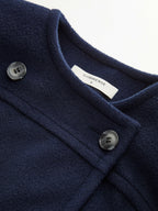 Leg-Of-Mutton Sleeve Tweed Jacket