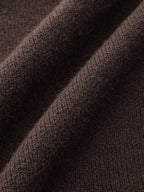 Lamb Sleeve Metal Button Knit Top and Skirt Set