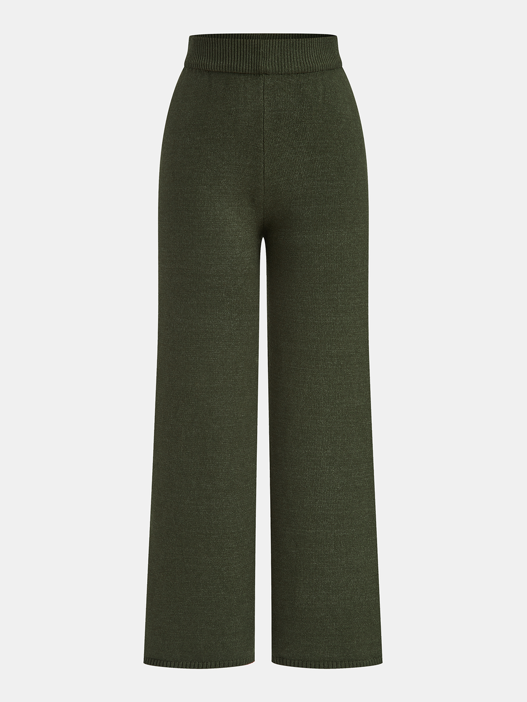 Cable Knit Sweater & Wide-Leg Pant Set