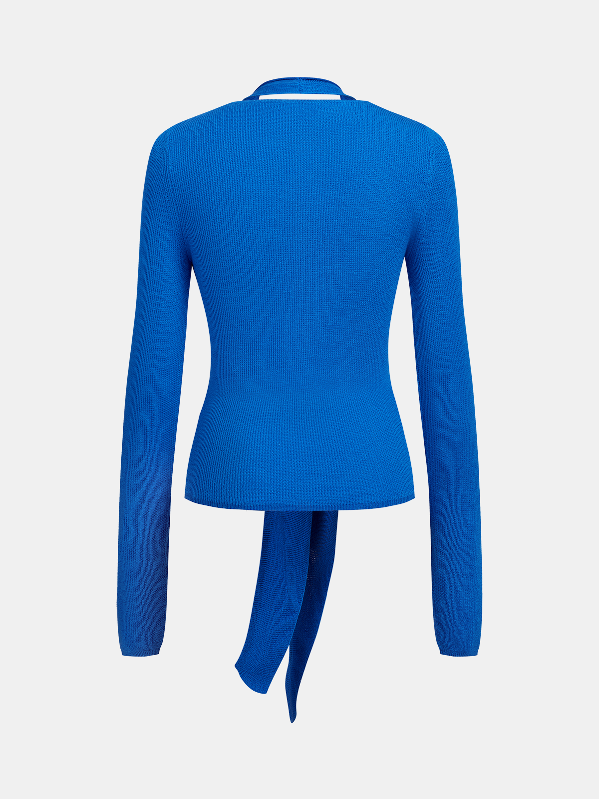 2-in-1 Knot-Front Ribbed Top