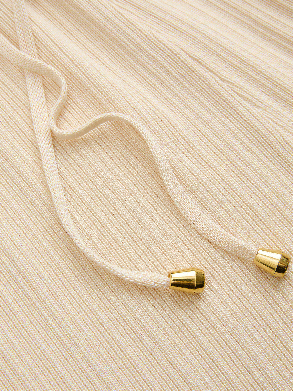 Contrast Trim Polo Top & Drawstring Pant Set