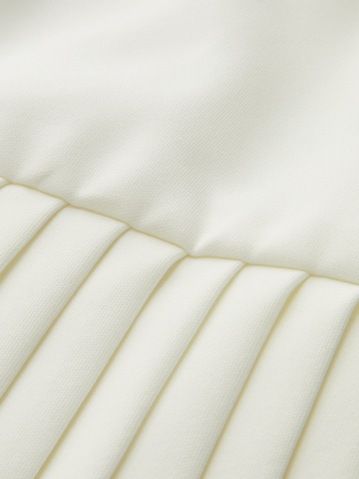 Square Neck Pleated Hem Mini Dress