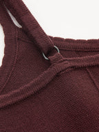 Umbrella Hem Knit Cami Mini Dress