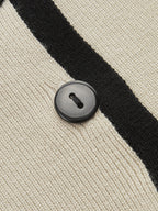 Contrast Trim Sleeveless Knit Top