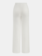 Ribbed Off-Shoulder Top & Drawstring Pants Set
