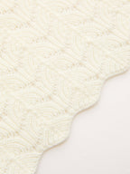 Bishop Sleeve Crochet Knit Maxi Dress