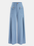Linen-Blend Sleeveless Top & Pants Set