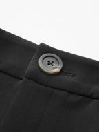 Contrast Trim Blazer Vest & Pants Set