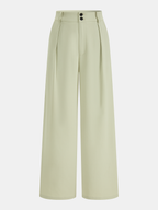 Sleeveless Tie Waist Top & Wide Leg Pants Set