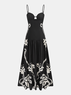 Printed Cami Maxi Dress