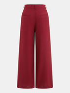 Belted Sleeveless Top & Wide Leg Pants Set