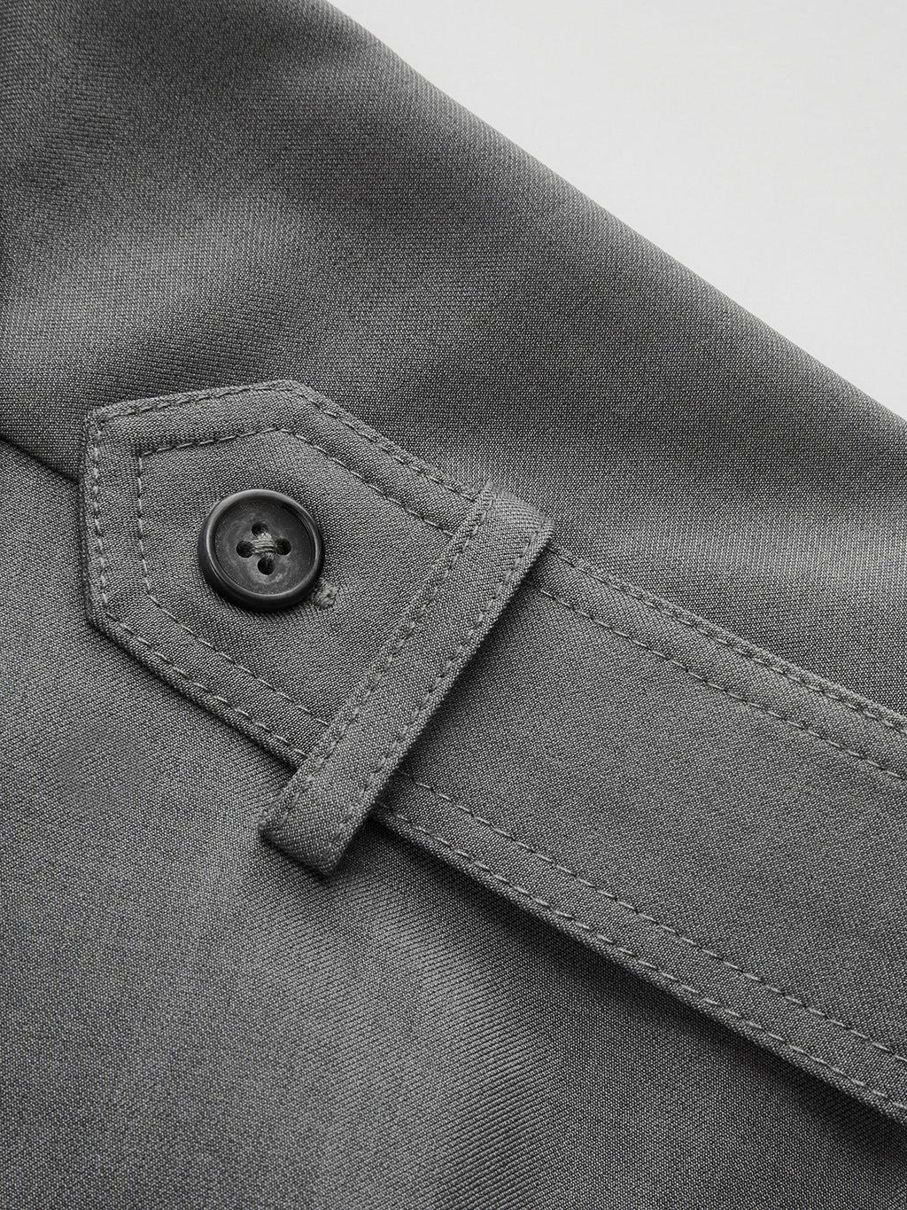 Wrap Front Fitted Top & Pleated Pants Set