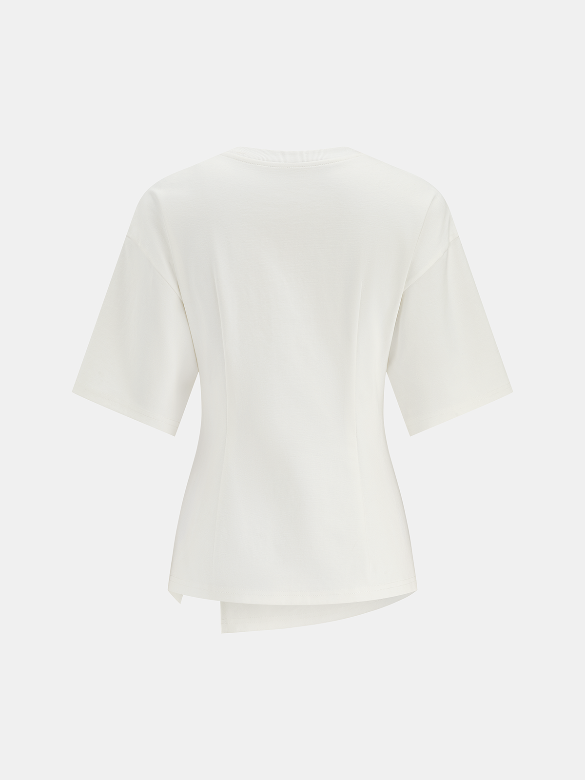 Twisted Asymmetrical Short Sleeve Top