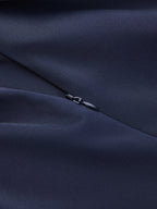 Metal Buckle Cap Sleeve Satin Top